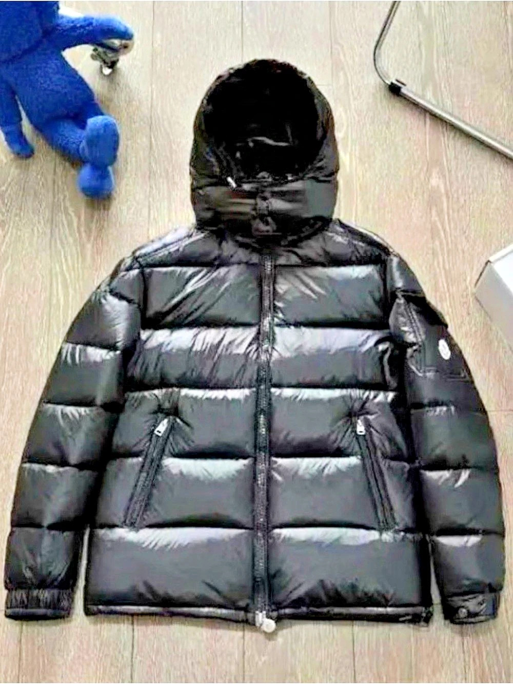 Black Moncler Puffer jacket